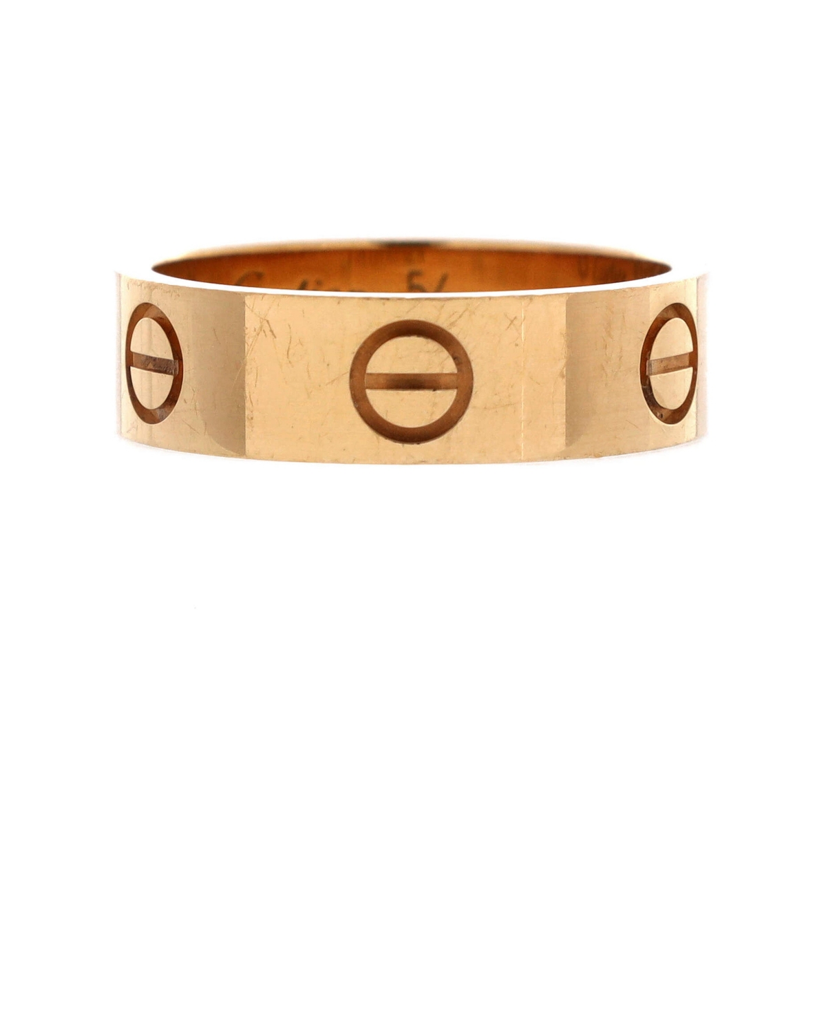 Pre-Owned Cartier Love Band Ring - 18k yellow gold