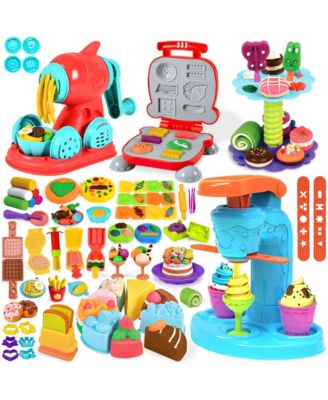 4-in-1 Ice Cream Maker 75-Piece Modeling Dough Set, Ages 3+