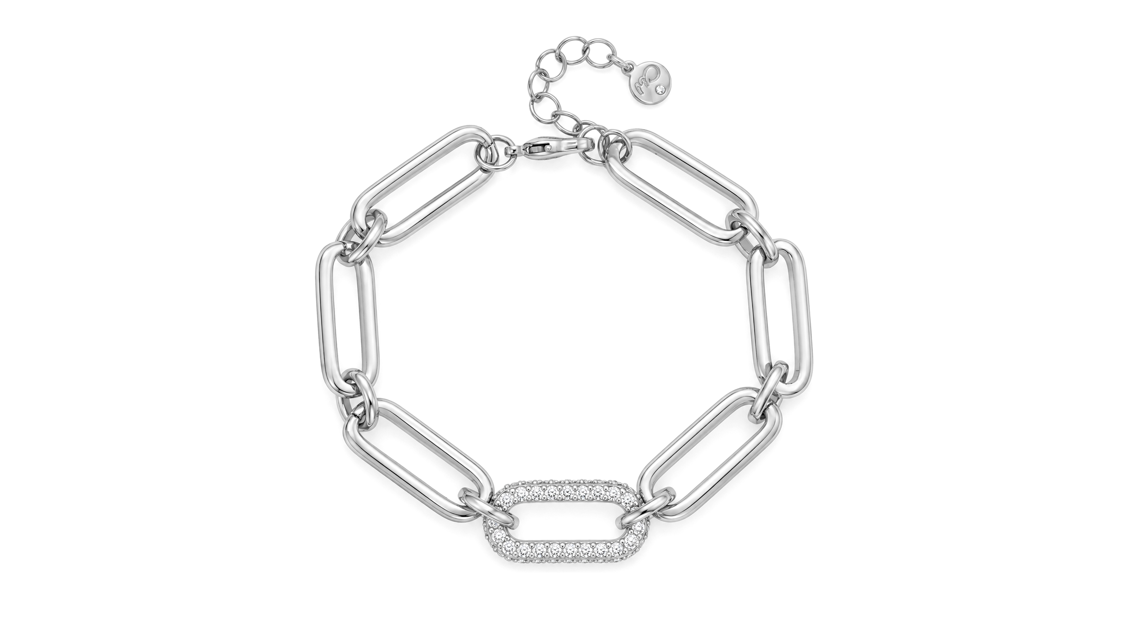 And Now This Cubic Zirconia Link Bracelet