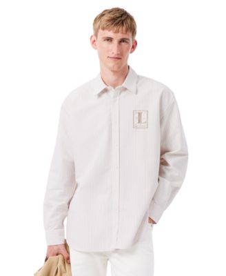 Men's Long-Sleeve Relaxed-Fit Button-Down Shirt
