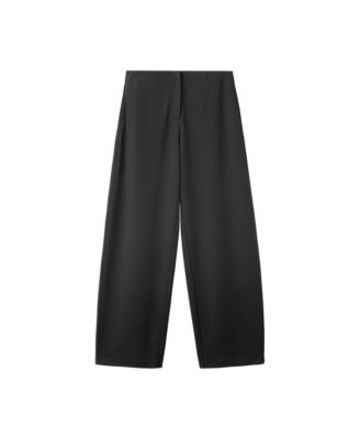 Women's Straight Mid-Rise Viscose-Blend Pants