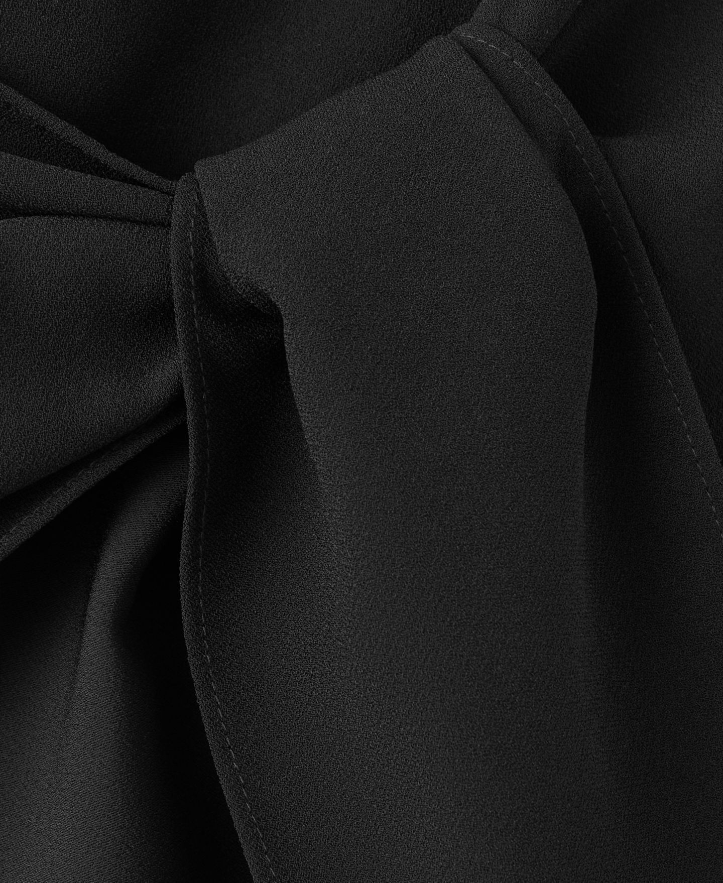 Женские шорты Mango Bow Mid-Rise Straight, 2.36" Inseam, цвет: Чёрный — фото 5
