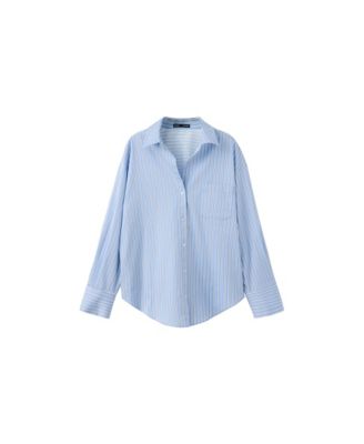 Women's Fontana Striped Collared Long-Sleeve Shirt