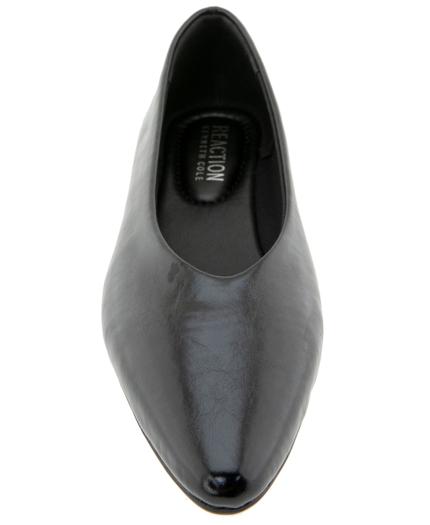 Женские балетки Kenneth Cole Reaction Leonore Pointed Toe Ballet Slip-On, цвет: Чёрный — фото 7