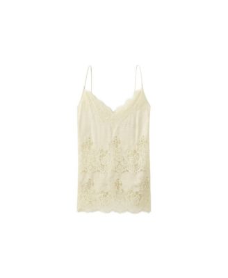 Women's V-Neck Lace Sleeveless Top