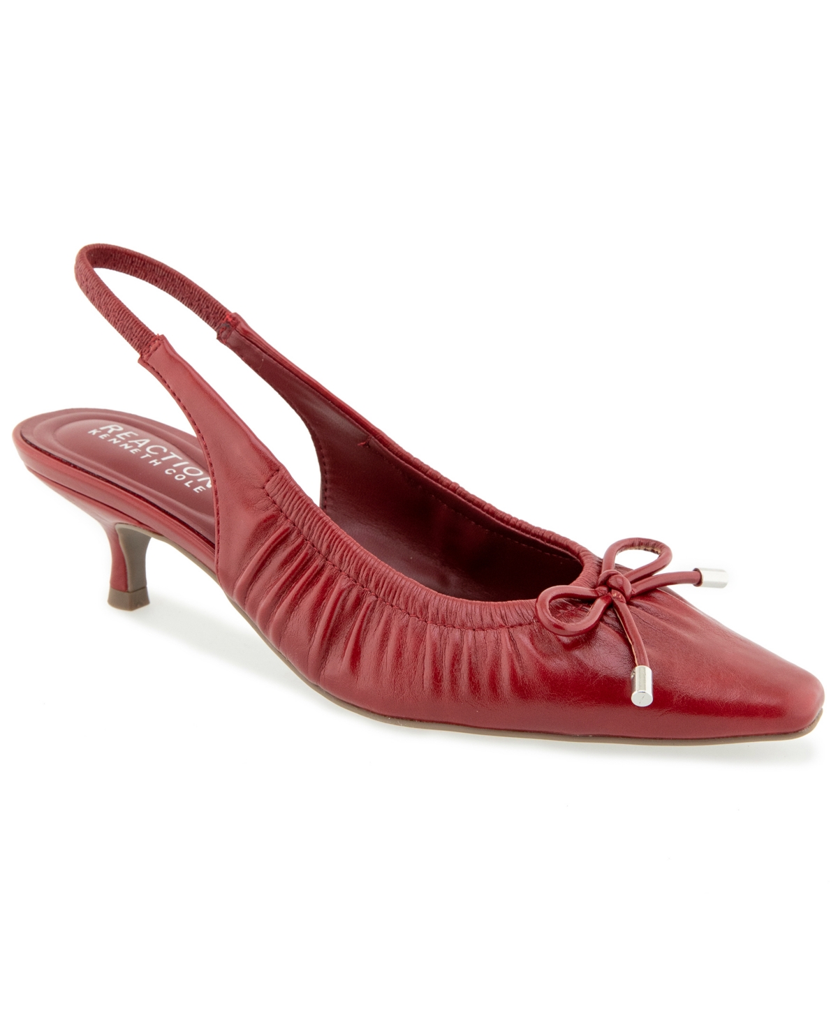 Kenneth Cole Reaction Women's Mango Slingback Pointed Toe Pumps - Red Dahlia
