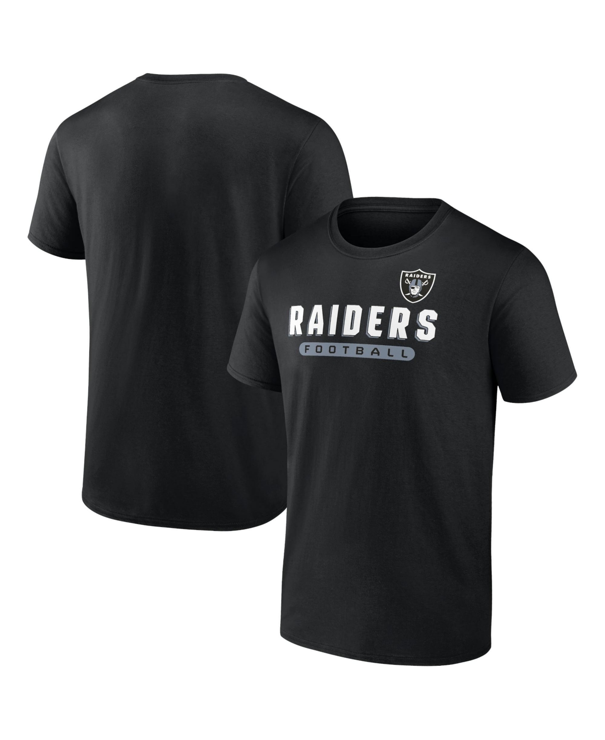 Fanatics Mto Label Men's Black Las Vegas Raiders Spirit T-Shirt - Black