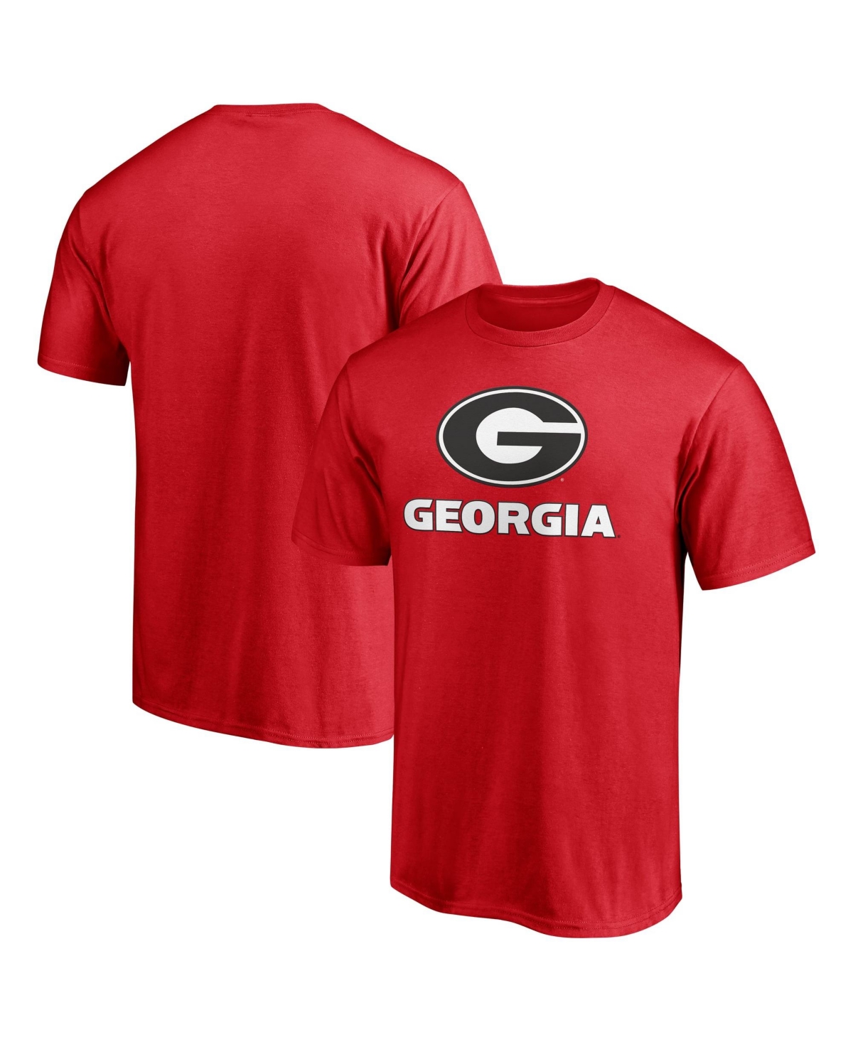 Fanatics Mto Label Men's Red Georgia Bulldogs Team Lockup T-Shirt - Red