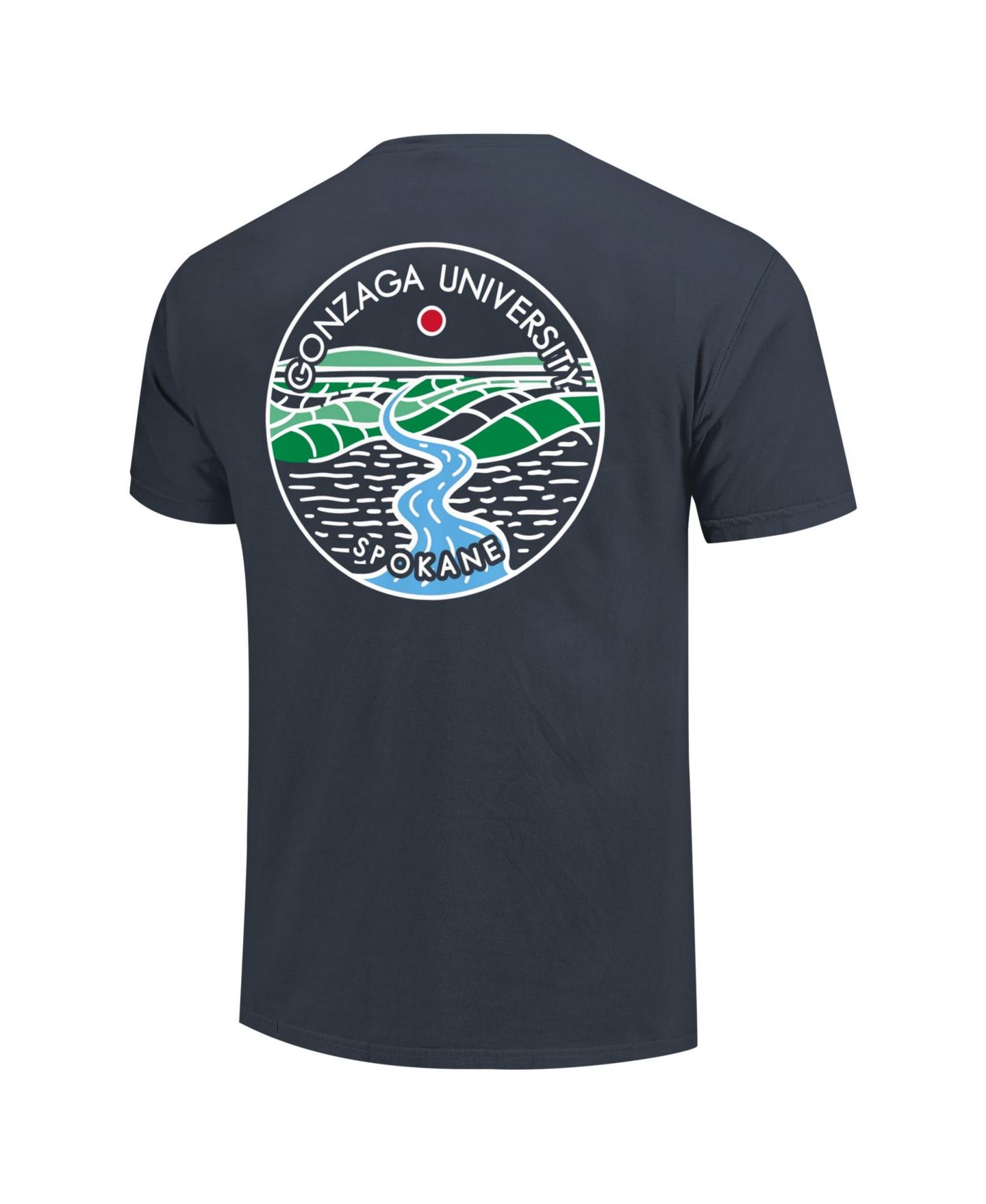 Футболка Image One Navy Gonzaga Bulldogs Scenic Comfort Colors — фото 3