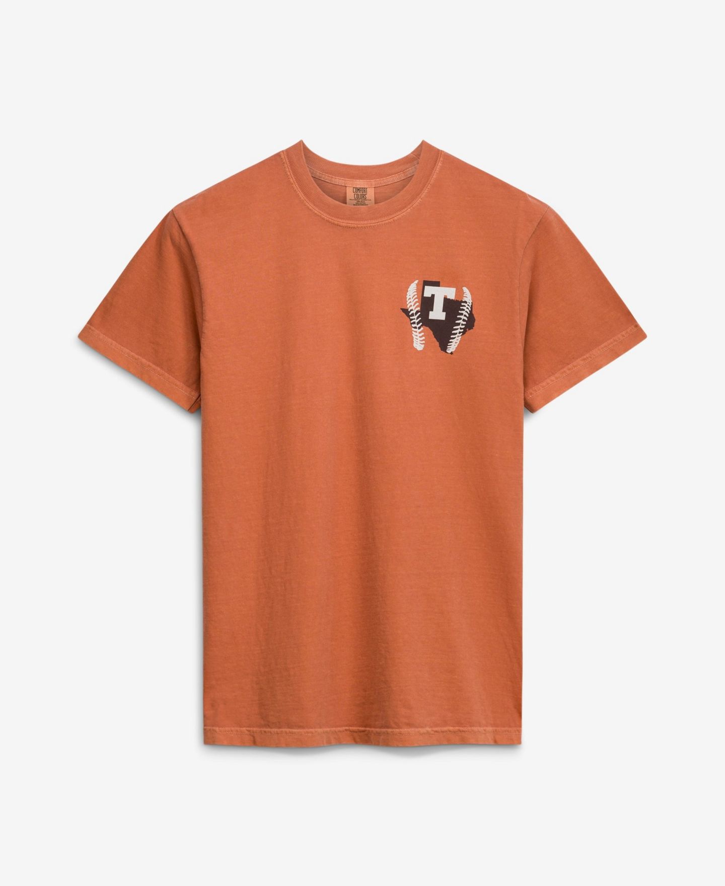 Мужская футболка Image One Texas Orange Texas Longhorns Drawn Mascot Baseball — фото 2