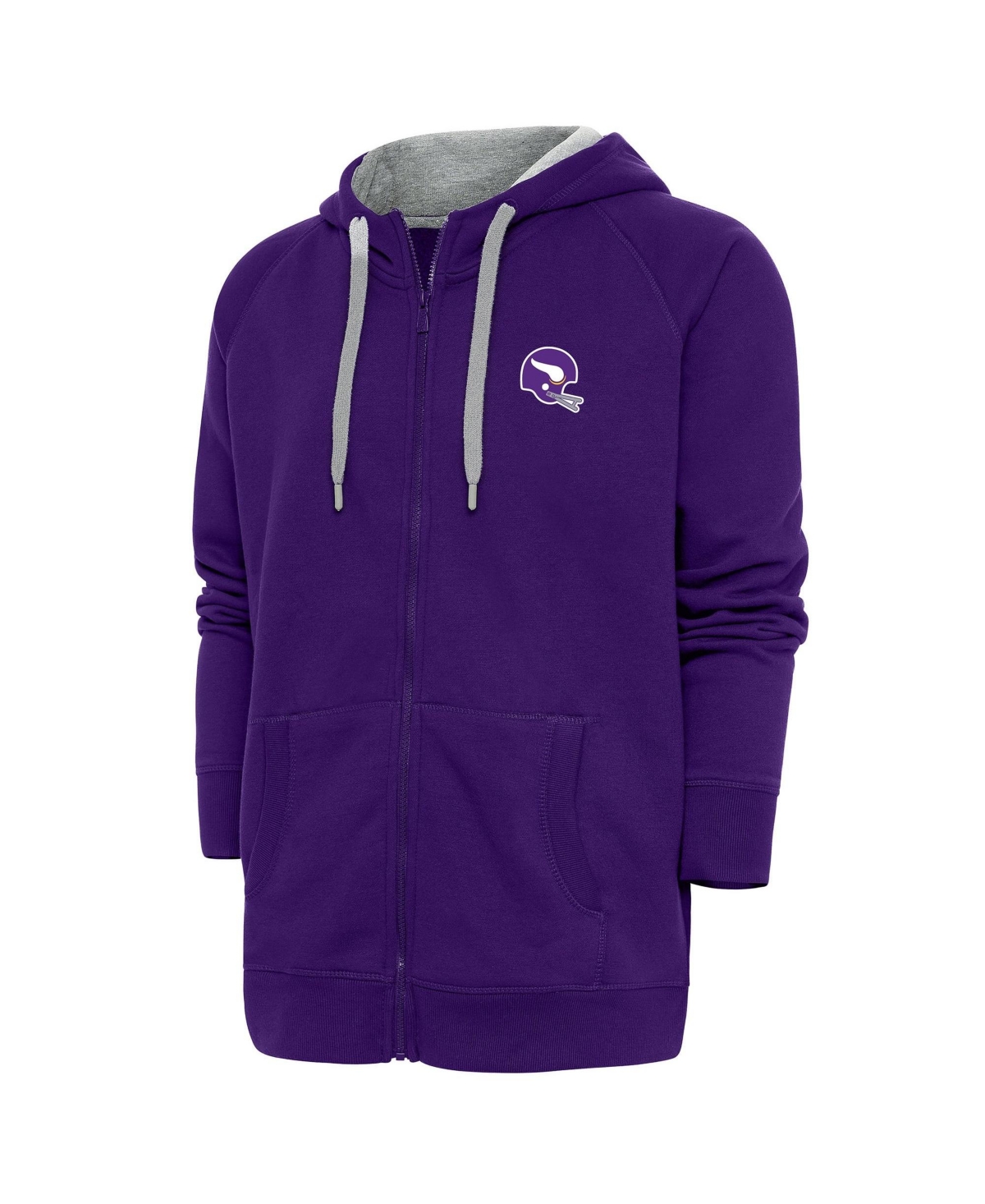 Antigua Men's Purple Minnesota Vikings Victory Full-Zip Hoodie - Purple