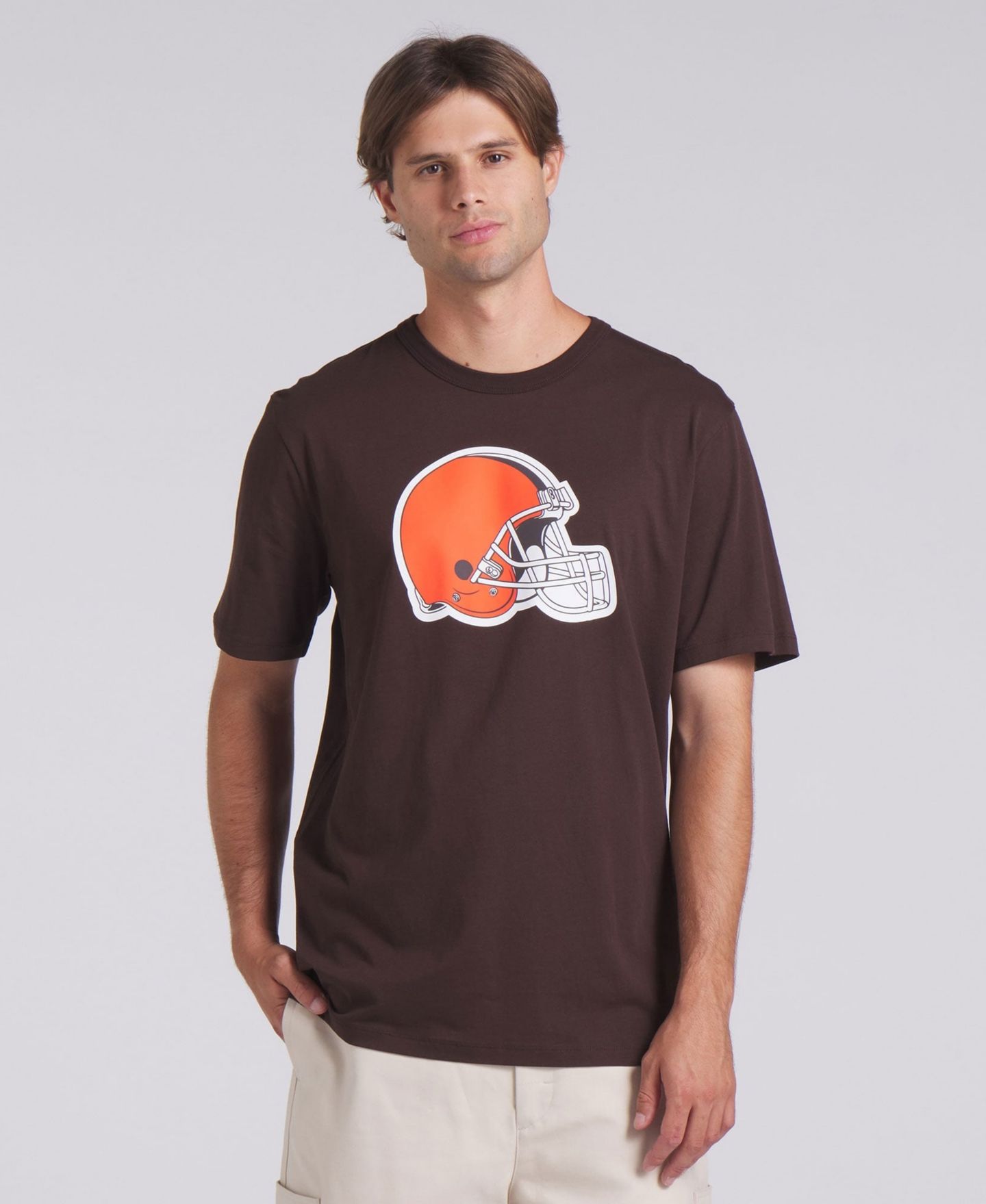 Мужская футболка Fanatics Brown Cleveland Browns Field Goal Legacy — фото 4