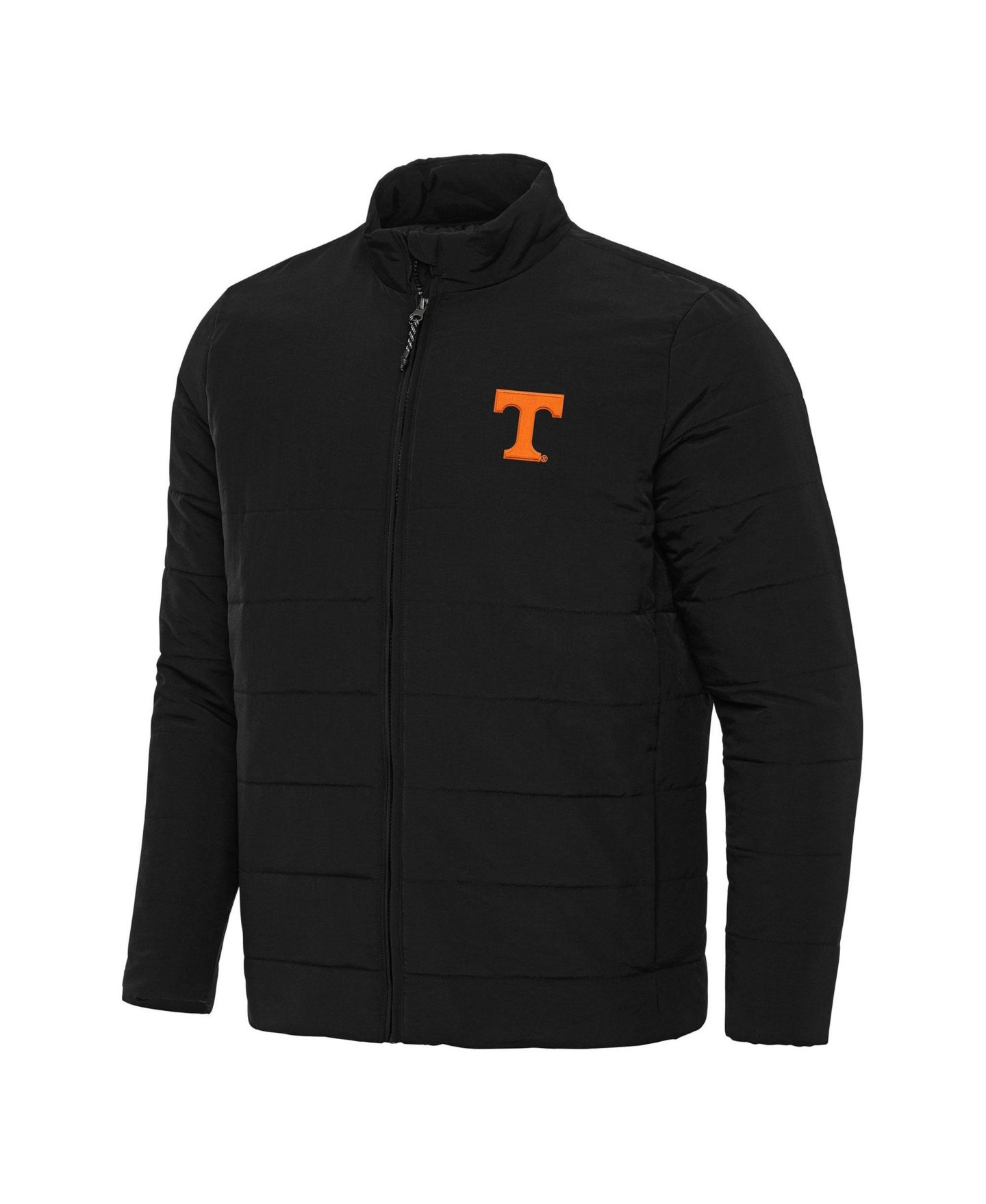 Мужская куртка Antigua Black Tennessee Volunteers Swelter Full-Zip Puffer — фото 1