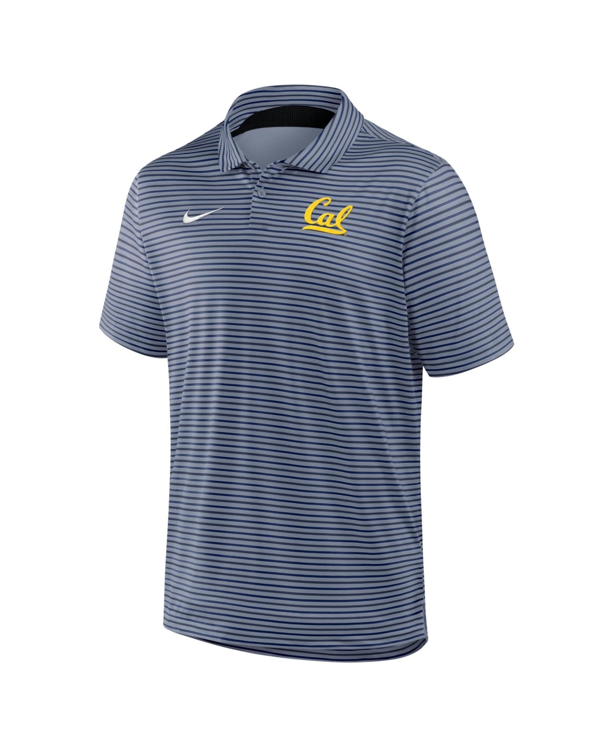 Nike Men's Navy Cal Bears Dri-fit Tour Stripe Polo Shirt - Navy
