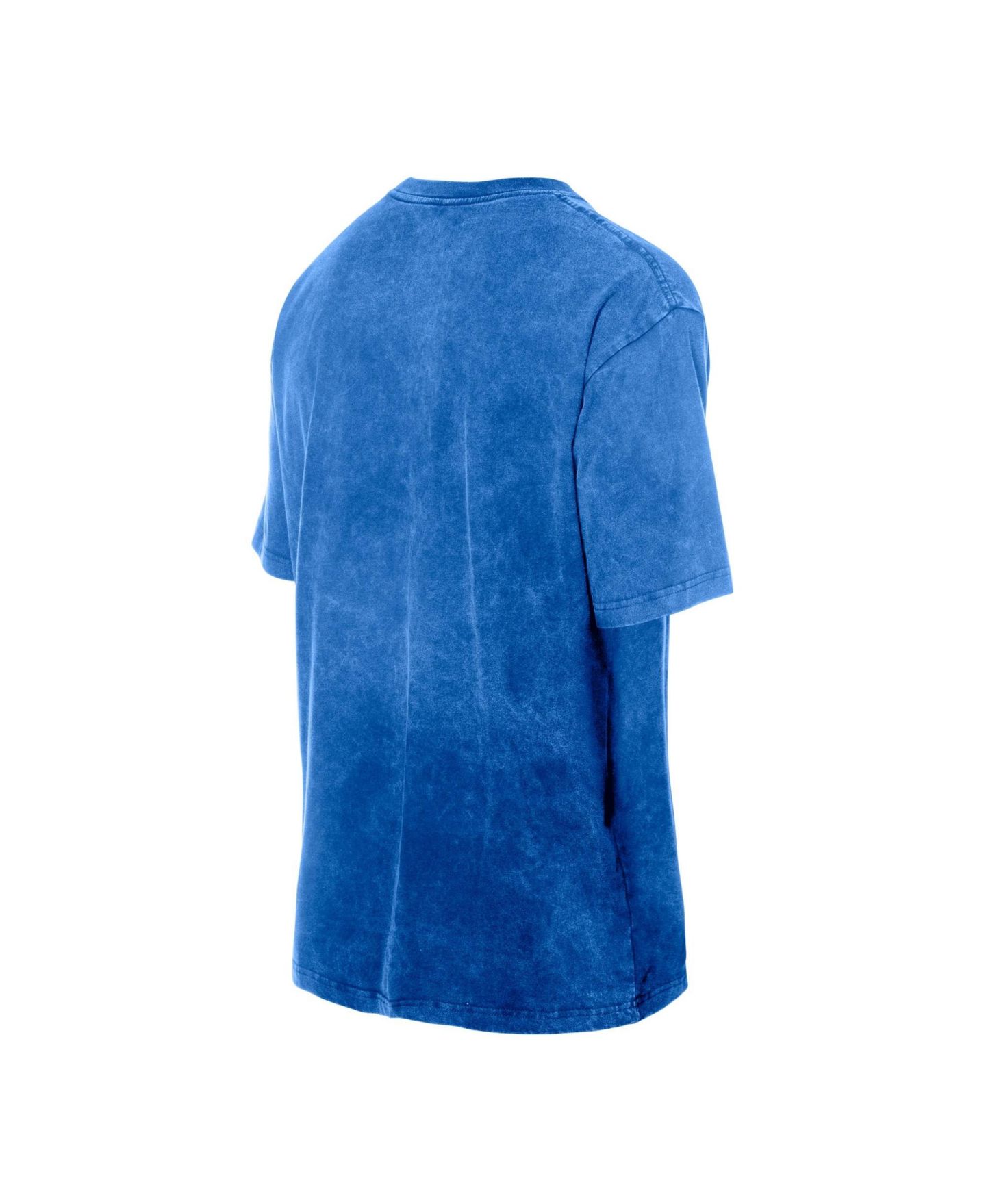 Мужская футболка New Era Blue Dallas Mavericks Oversized Throwback Collection Mineral Wash — фото 4