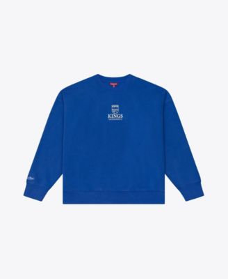 Women's Blue Sacramento Kings Core Essentials Micro Logo Fleece Sweatshirt