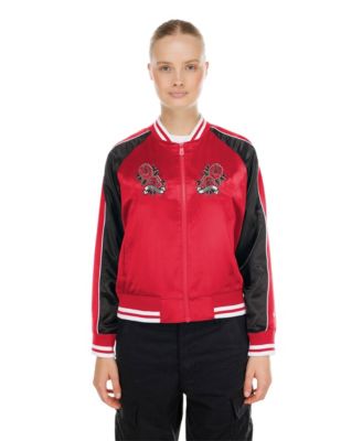 Women's Scarlet San Francisco 49ers Lifestyle Satin Jacket