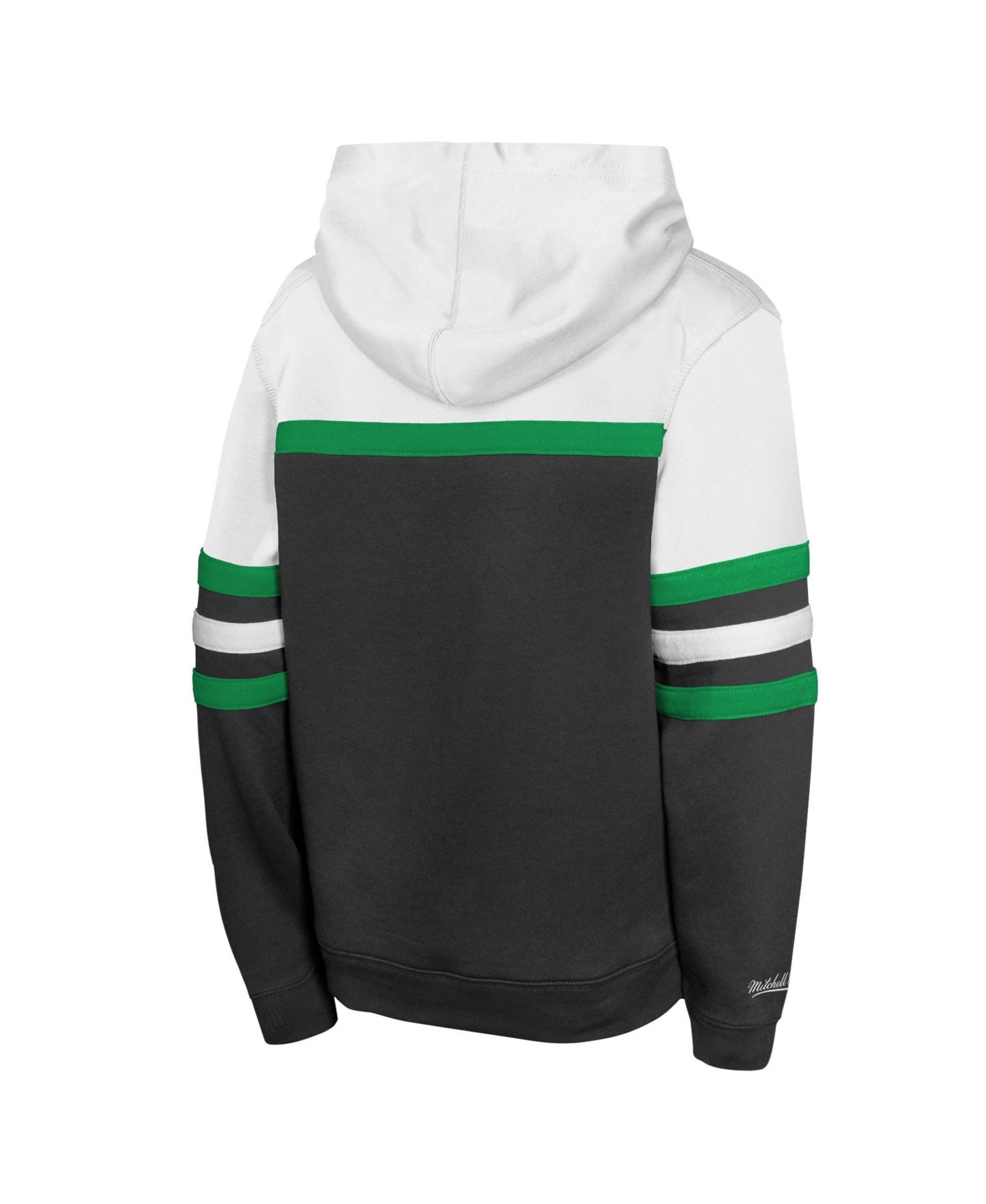 Детское худи Mitchell & Ness Black/White Boston Celtics Vintage Head Coach — фото 3