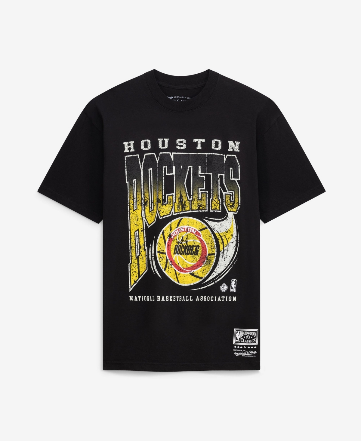Mitchell & Ness Men's Mitchell Ness Black Houston Rockets Ball Out T-Shirt - Black
