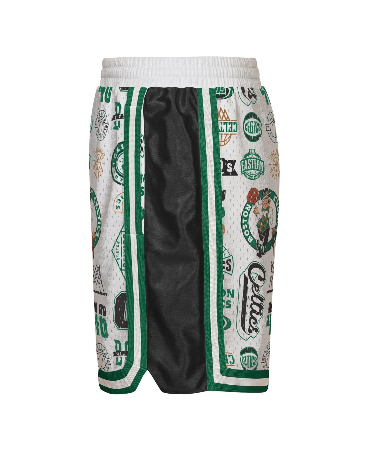 Детские шорты Outerstuff White Boston Celtics Ball Hog Dazzle Basketball — фото 4