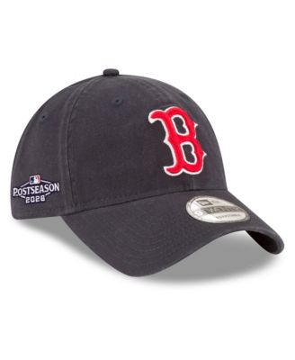 Men's Navy Boston Red Sox 2026 MLB Postseason Side Patch 9TWENTY Adjustable Hat