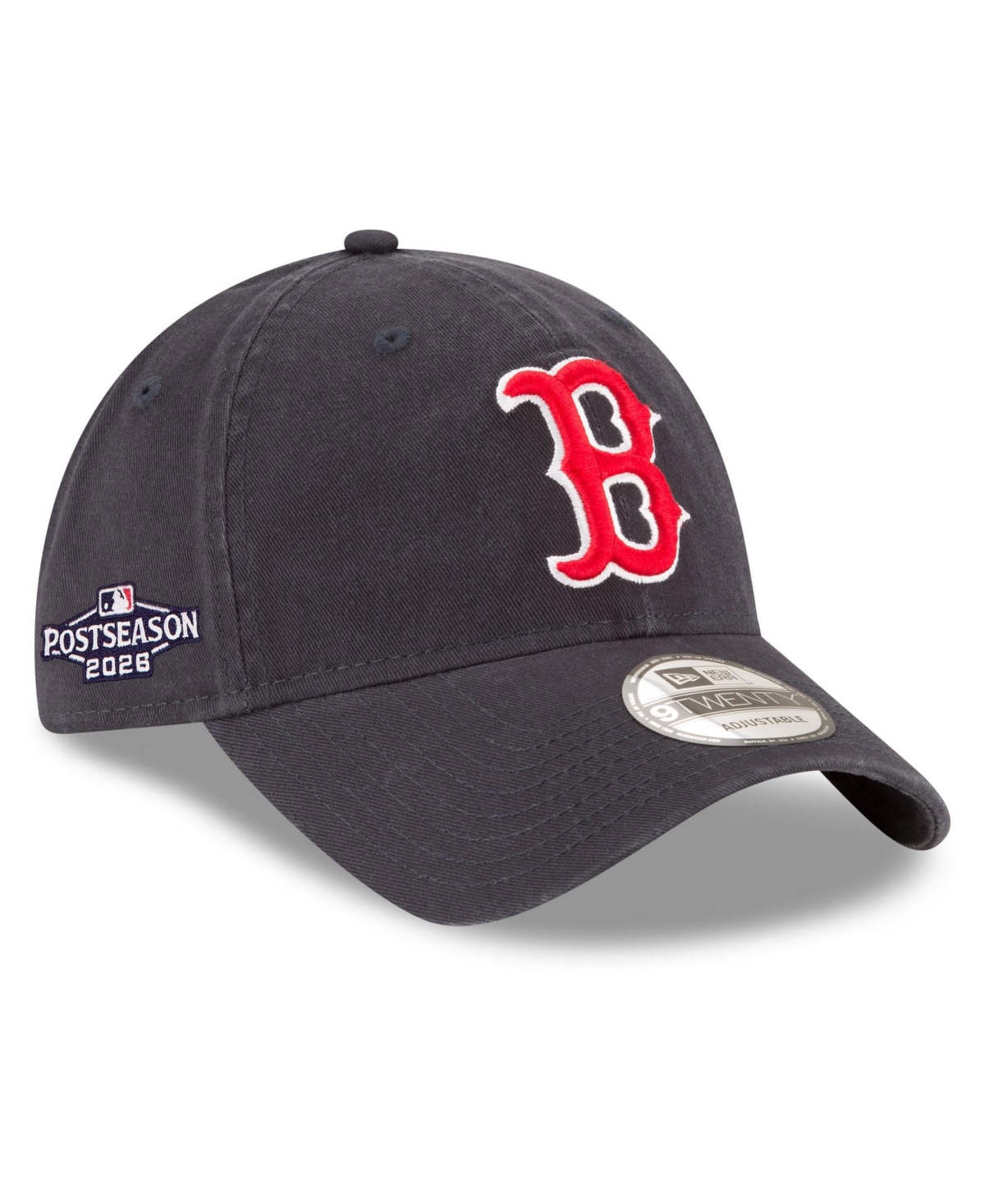New Era Men's Navy Boston Red Sox 2026 Mlb Postseason Side Patch 9TWENTY Adjustable Hat - Navy