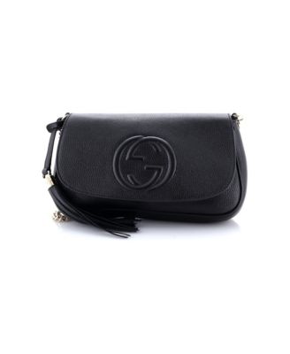 Medium Soho Chain Crossbody Bag Leather