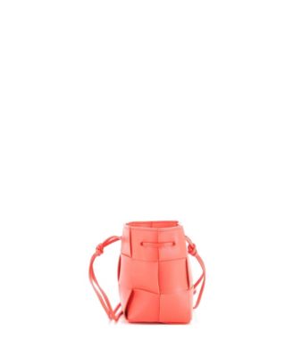 Mini Cassette Bucket Bag Maxi Intrecciato Leather