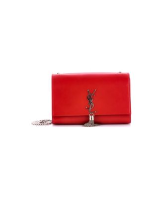 Medium Classic Monogram Tassel Crossbody Bag Leather