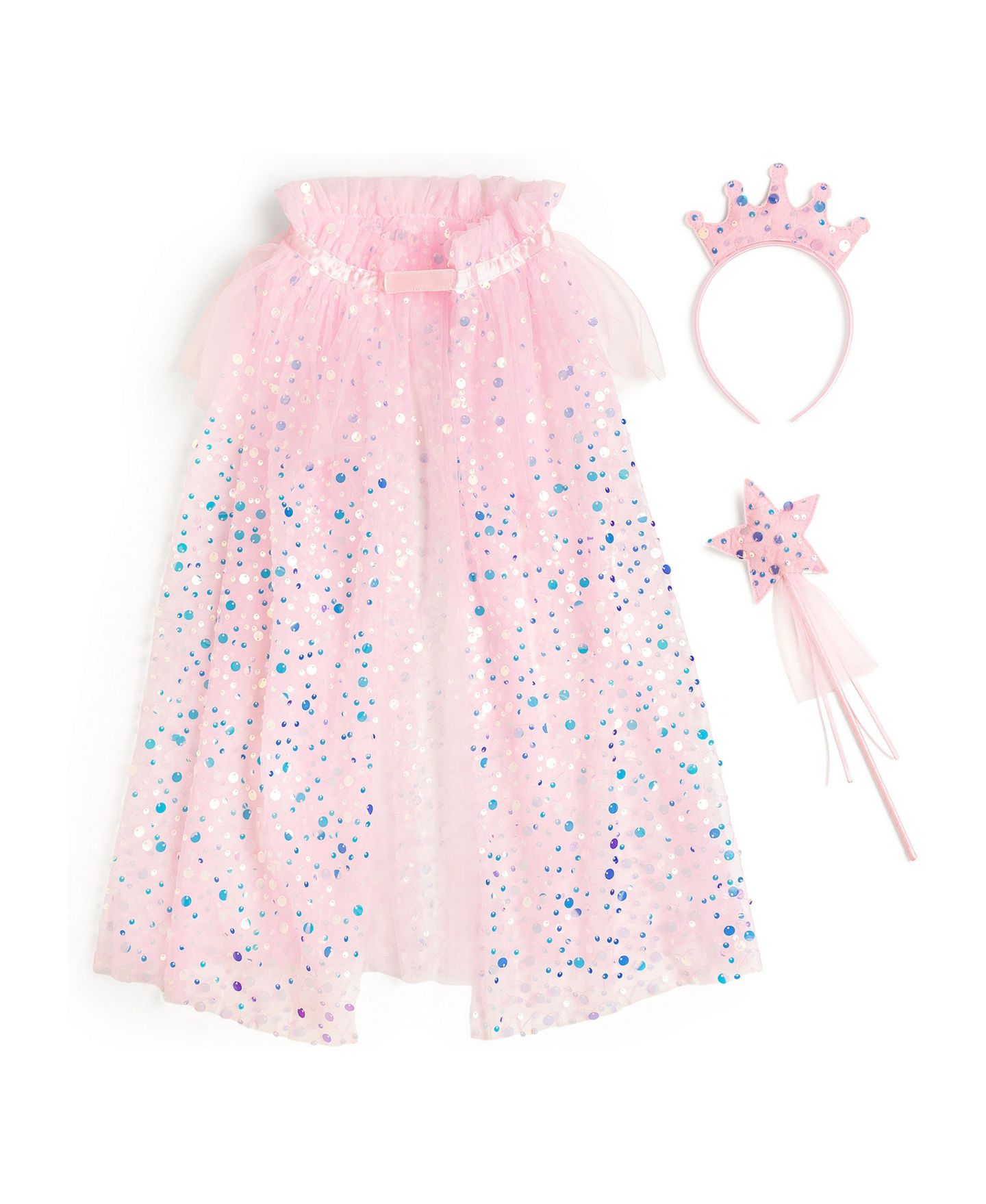 Комплекты Sweet Wink Sparkle Cape, Wand and Headband, 3-Piece Set для девочек, цвет: Розовый — фото 1
