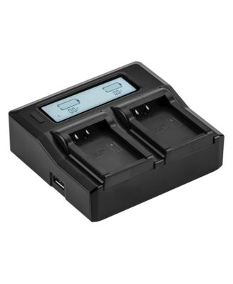 Dual Smart Charger with LCD Screen for Canon LP-LPE17