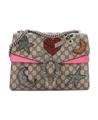 Medium Dionysus Bag Embellished GG Coated Canvas