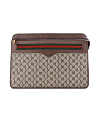 Large Ophidia Documents Holder GG Coated Canvas
