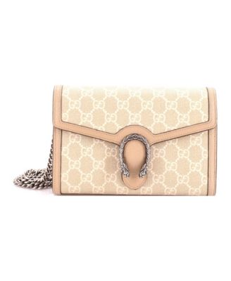 Small Dionysus Chain Wallet GG Coated Canvas