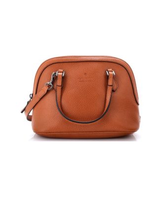 Mini Convertible Dome Satchel Leather
