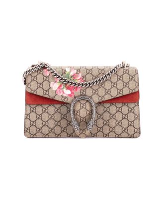 Small Dionysus Bag Blooms Print GG Coated Canvas