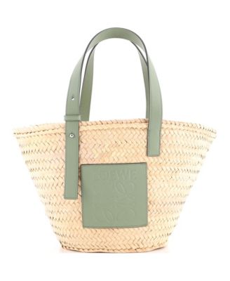 Medium Basket Tote Raffia