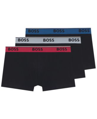 Men's Power Stretch Logo Waistband Trunks, 3-Pack