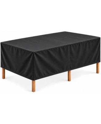 Outdoor Coffee Table Cover - Heavy Duty, Water Resistant Rectangular Patio Coffee Table Cover