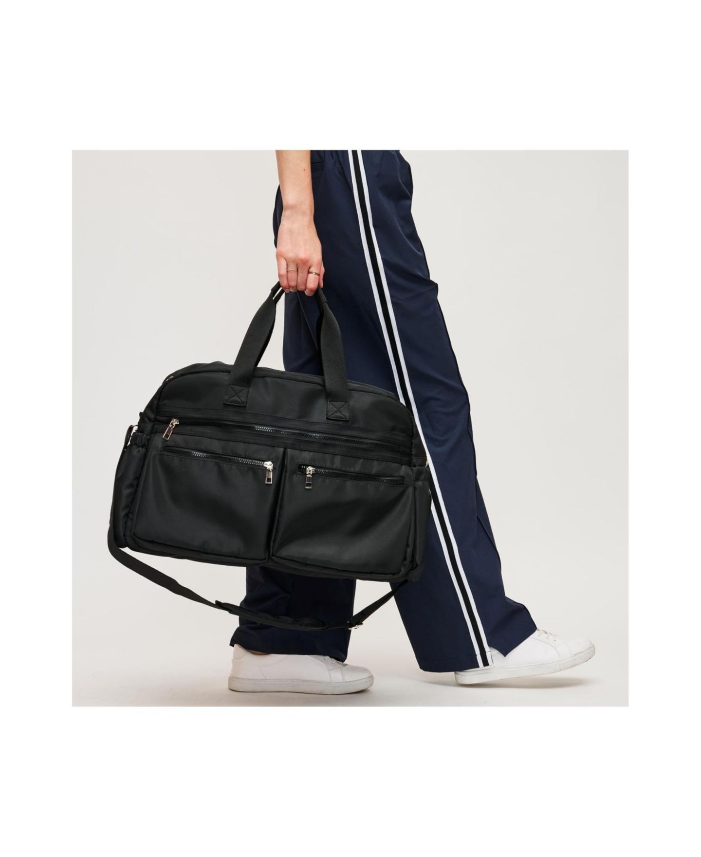 Женская сумка Urban Expressions Navigator Trolley Sleeve Adjustable Strap Weekender, цвет: Чёрный — фото 7