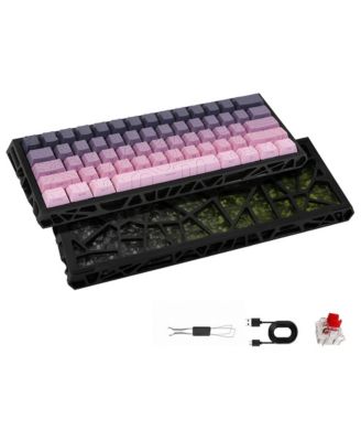 NJ61 Hot-Swappable RGB Backlighting Compact Mechanical Keyboard for Windows, Mac, and Linux
