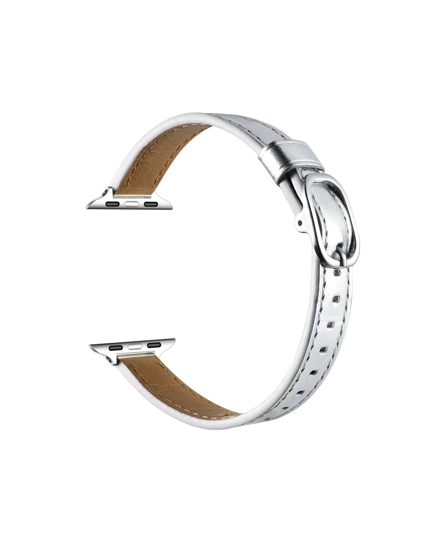 Ремешок для часов Posh Tech Carmen Skinny Metallic Leather Band for Apple Watch — фото 3