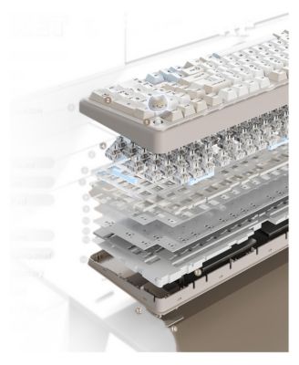 B98 PRO Milk V2 Linear Wireless Hot-Swappable Mechanical Keyboard for PC/Mac