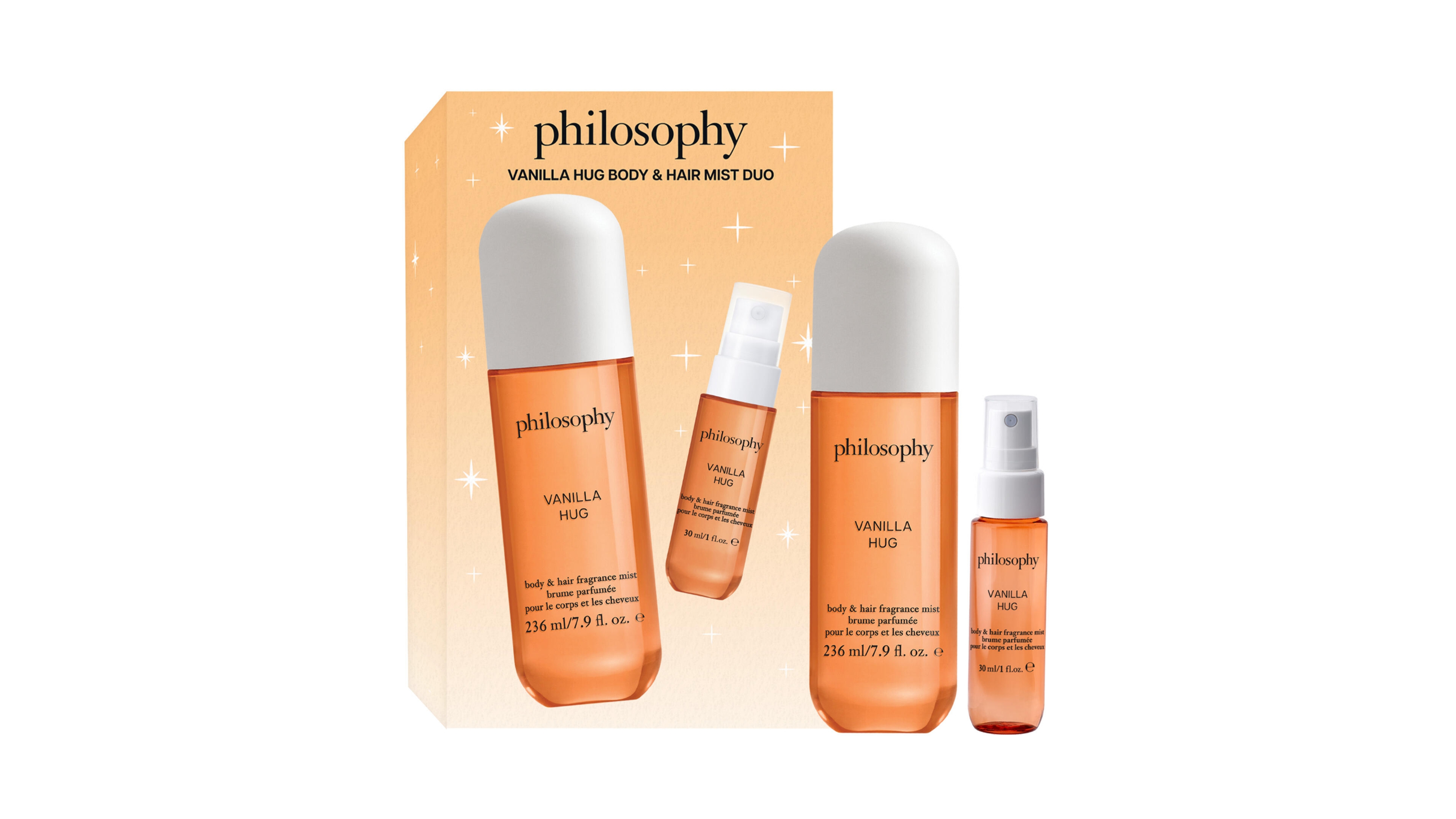 philosophy 2-Piece Vanilla Hug Body and Hair Mist Duo Set