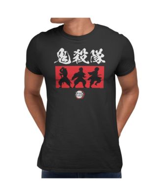 Men's Season 2 Tanjiro Zenitsu Inosuke Trio Graphic Classic-Fit T-Shirt