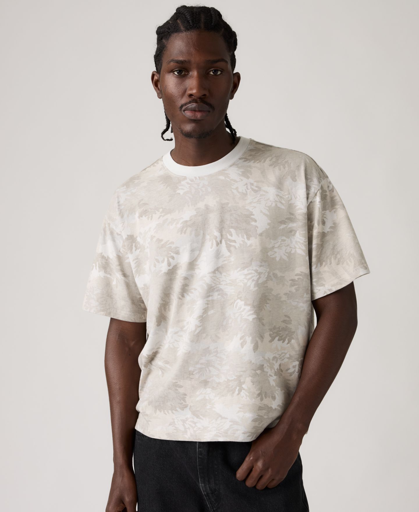 Мужская футболка Levi's Classic Cropped Boxy Short-Sleeve, цвет: Коричневый — фото 10