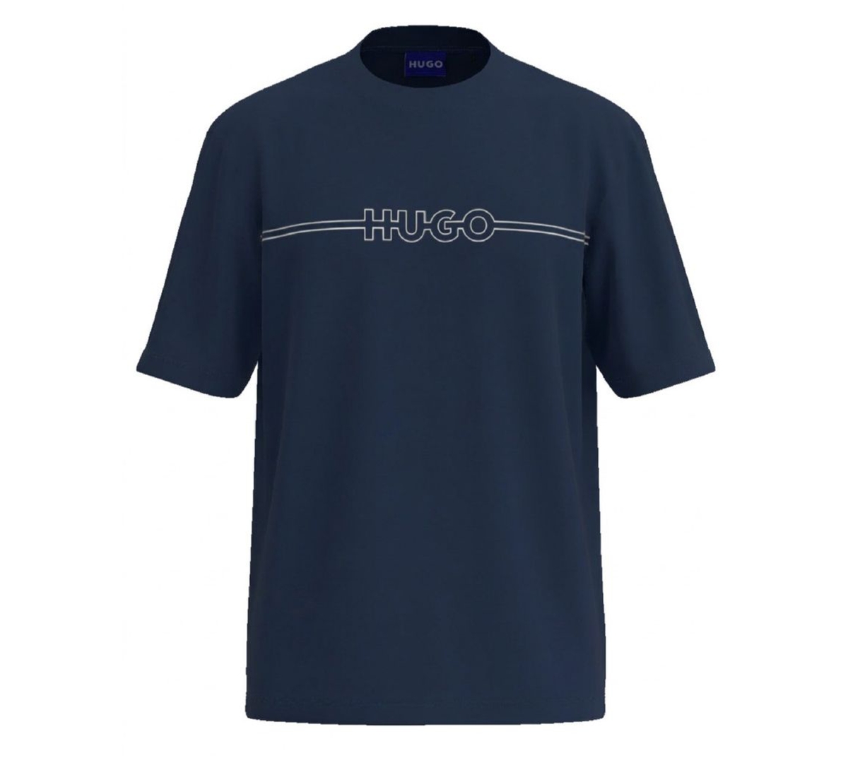 Hugo Boss Men's Graphic Logo Regular-Fit T-Shirt - Navy