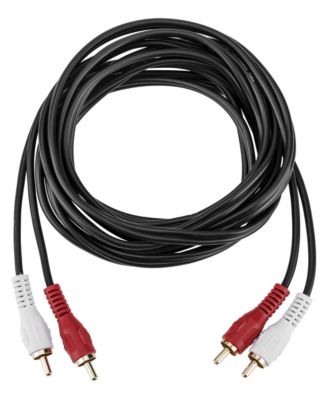 HA 2 Oxygen-Free Copper RCA Stereo Audio Cable 10 ft.
