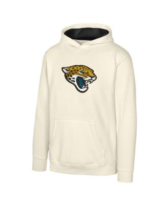 Big Boys' and Girls' Natural Jacksonville Jaguars Prime Pullover Hoodie