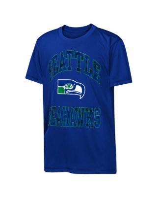 Big Boys' and Girls' Royal Seattle Seahawks Retro Collection Swat T-Shirt